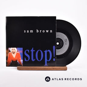 Sam Brown Stop! 7" Vinyl Record - Front Cover & Record