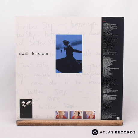 Sam Brown - Stop! - Lyric Sheet LP Vinyl Record - VG+/EX