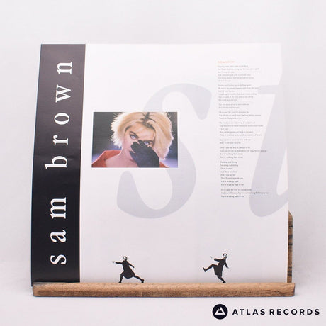 Sam Brown - Stop! - Lyric Sheet LP Vinyl Record - VG+/EX