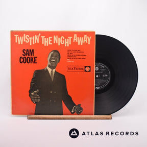 Sam Cooke Twistin' The Night Away LP Vinyl Record - Front Cover & Record