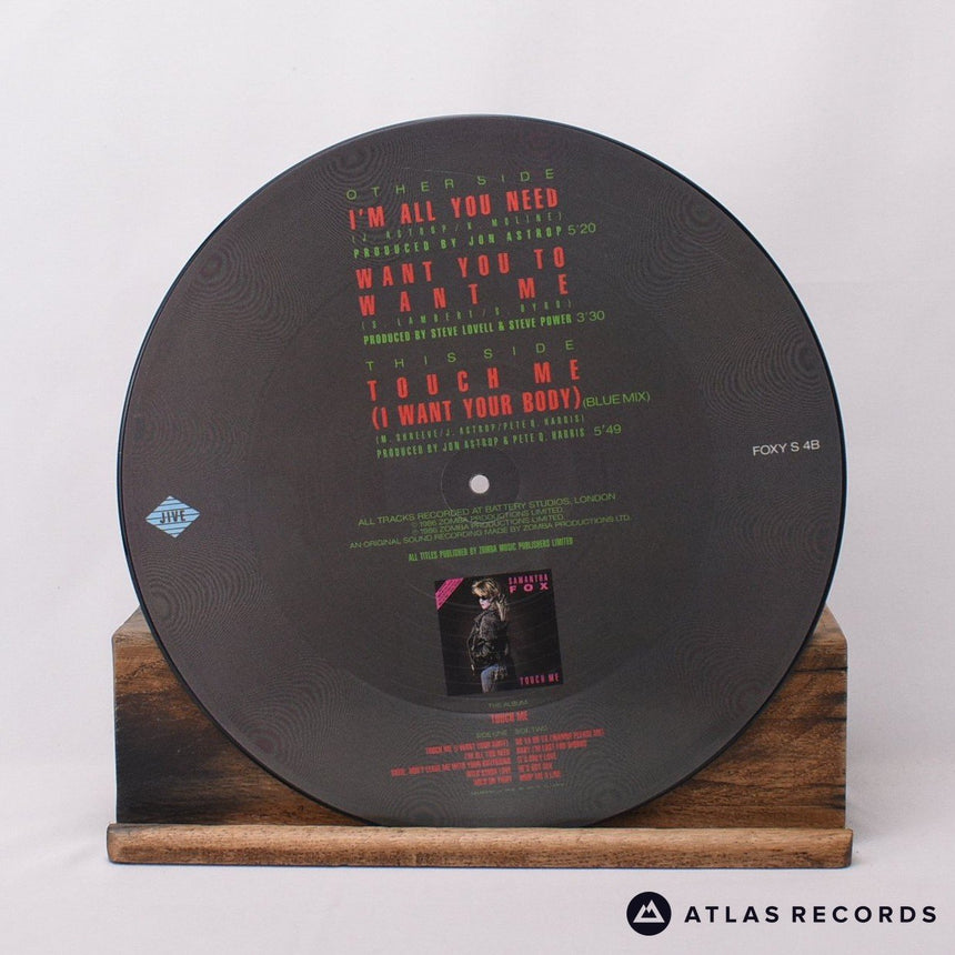 Samantha Fox - I'm All You Need - Numbered Picture Disc 12" Vinyl Record - EX