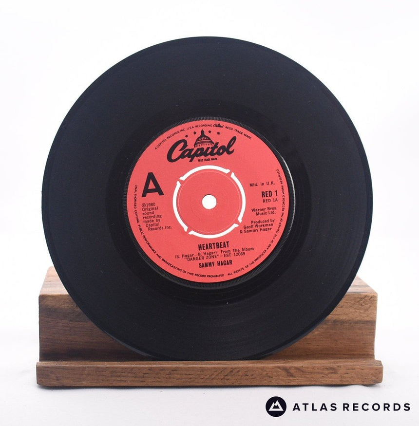Sammy Hagar - Heartbeat / Love Or Money - 7" Vinyl Record - VG+/EX