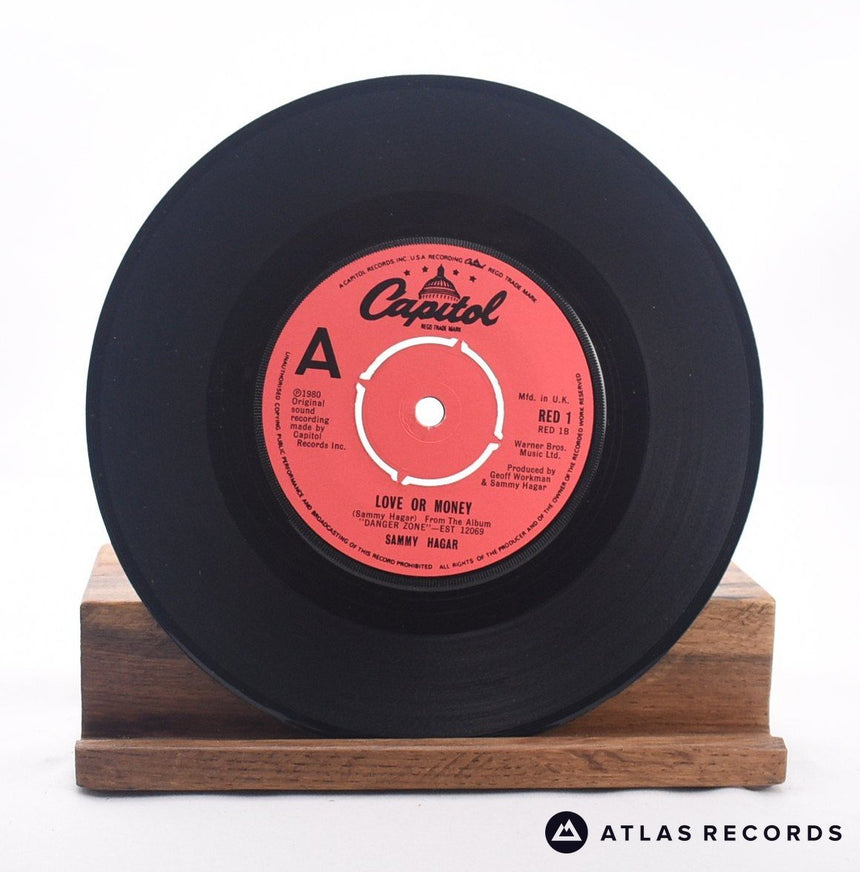Sammy Hagar - Heartbeat / Love Or Money - 7" Vinyl Record - VG+/EX