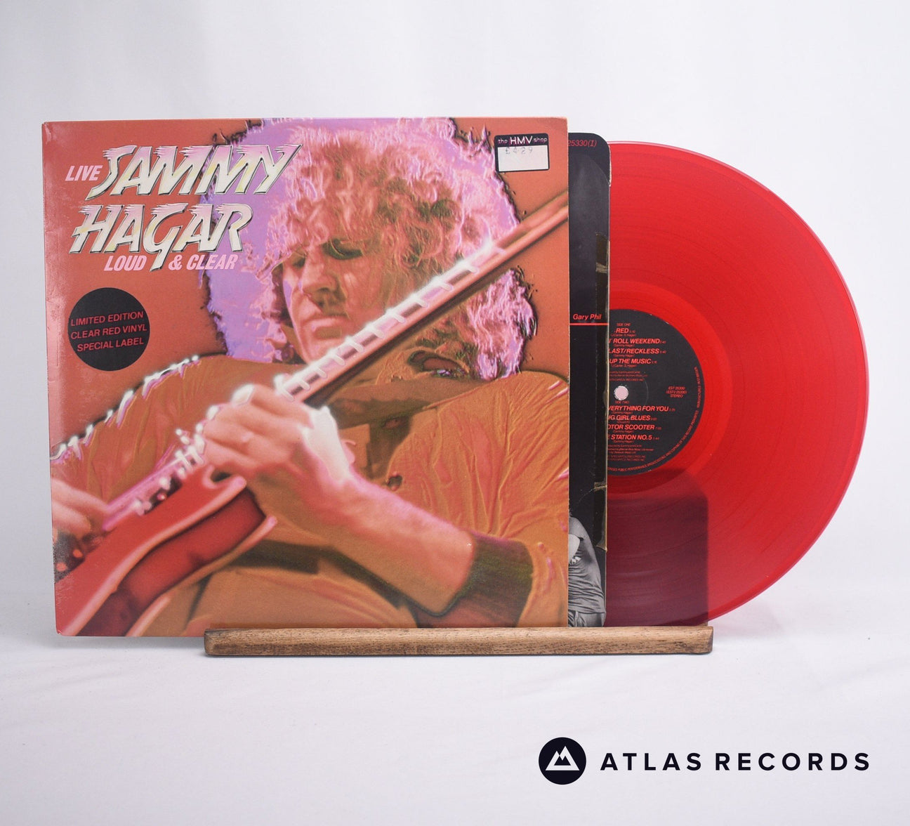 Sammy Hagar Loud And Clear LP Vinyl Record - Front Cover & Record