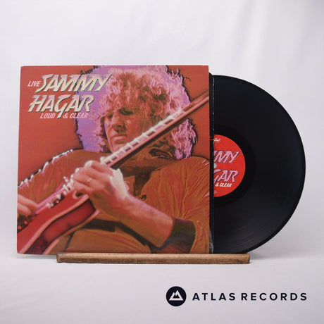 Sammy Hagar Loud And Clear LP Vinyl Record - Front Cover & Record