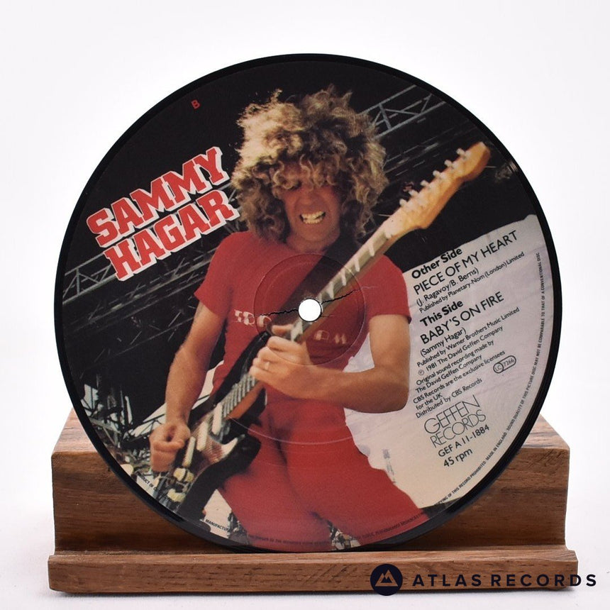 Sammy Hagar - Piece Of My Heart - Picture Disc 7" Vinyl Record - EX