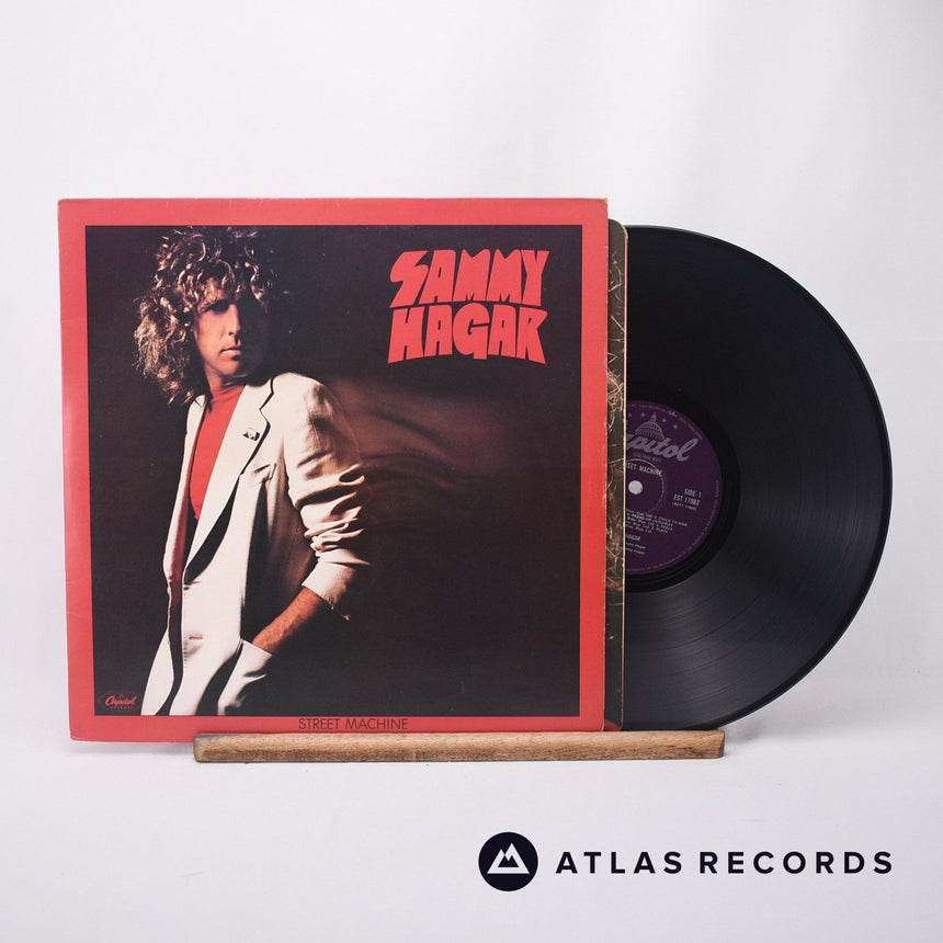 Sammy Hagar Street Machine LP Vinyl Record - Front Cover & Record