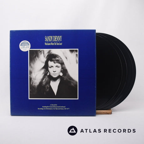 Sandy Denny Who Knows Where The Time Goes? 4 x LP Vinyl Record - Front Cover & Record