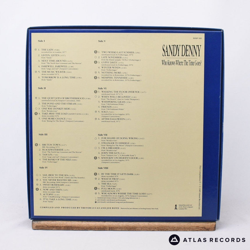 Sandy Denny - Who Knows Where The Time Goes? - 4 x LP Vinyl Record - VG+/EX
