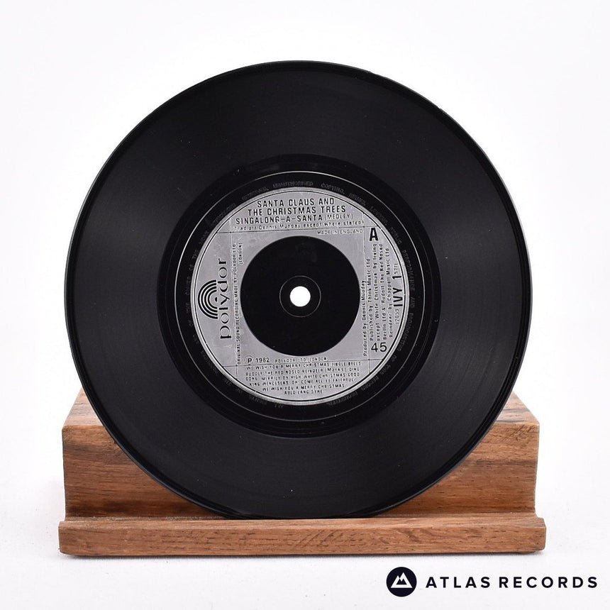 Santa Claus And The Christmas Trees - Singalong-A-Santa - 7" Vinyl Record - VG+/EX