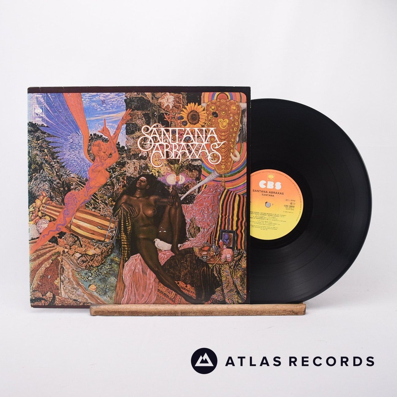 Santana Abraxas LP Vinyl Record - Front Cover & Record