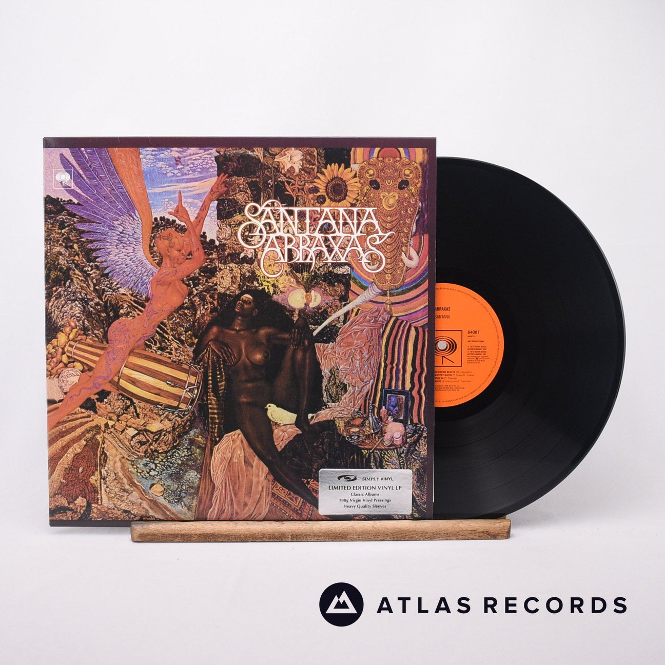 Santana Abraxas LP Vinyl Record - Front Cover & Record