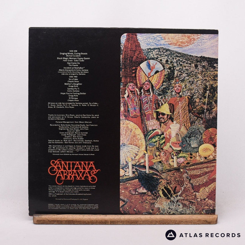 Santana - Abraxas - Reissue LP Vinyl Record - VG+/EX