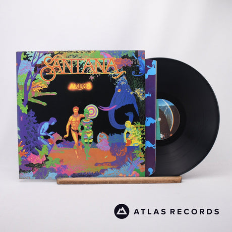 Santana Amigos LP Vinyl Record - Front Cover & Record