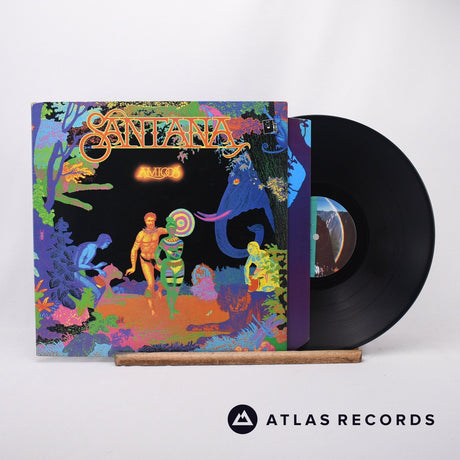 Santana Amigos LP Vinyl Record - Front Cover & Record