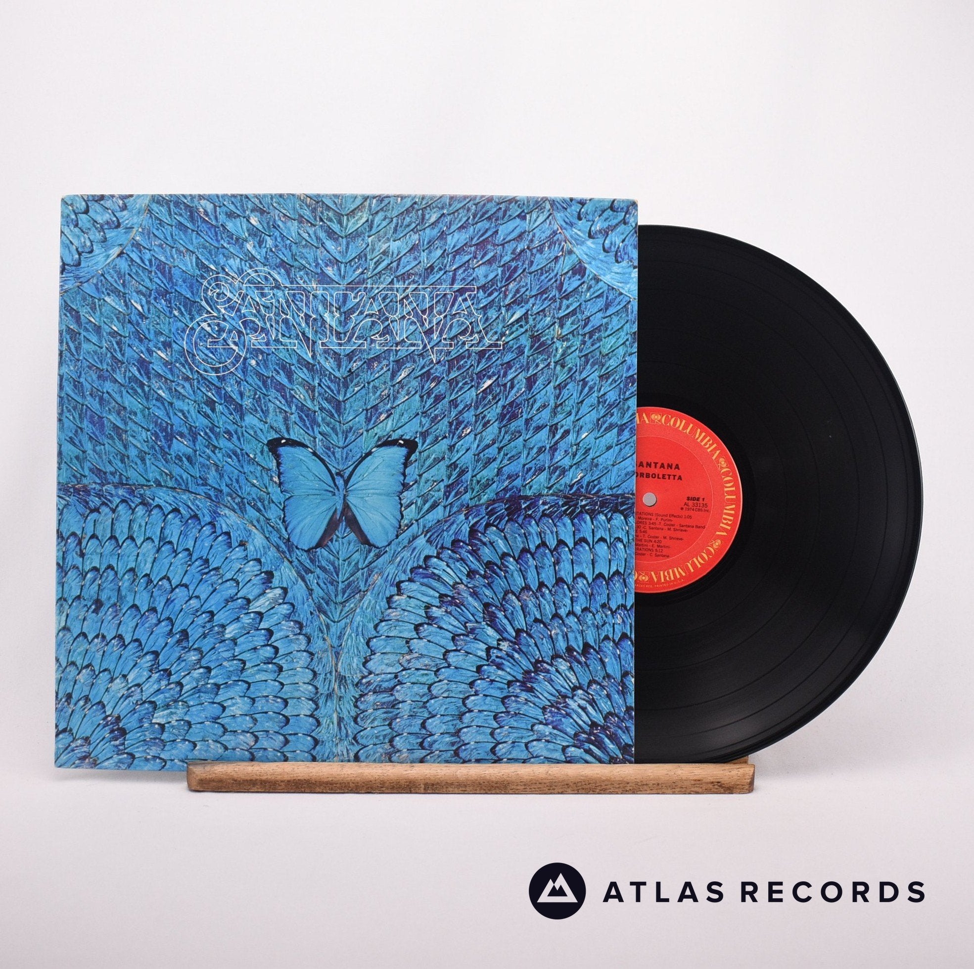 Santana Borboletta LP Vinyl Record VG+/EX – Atlas Records