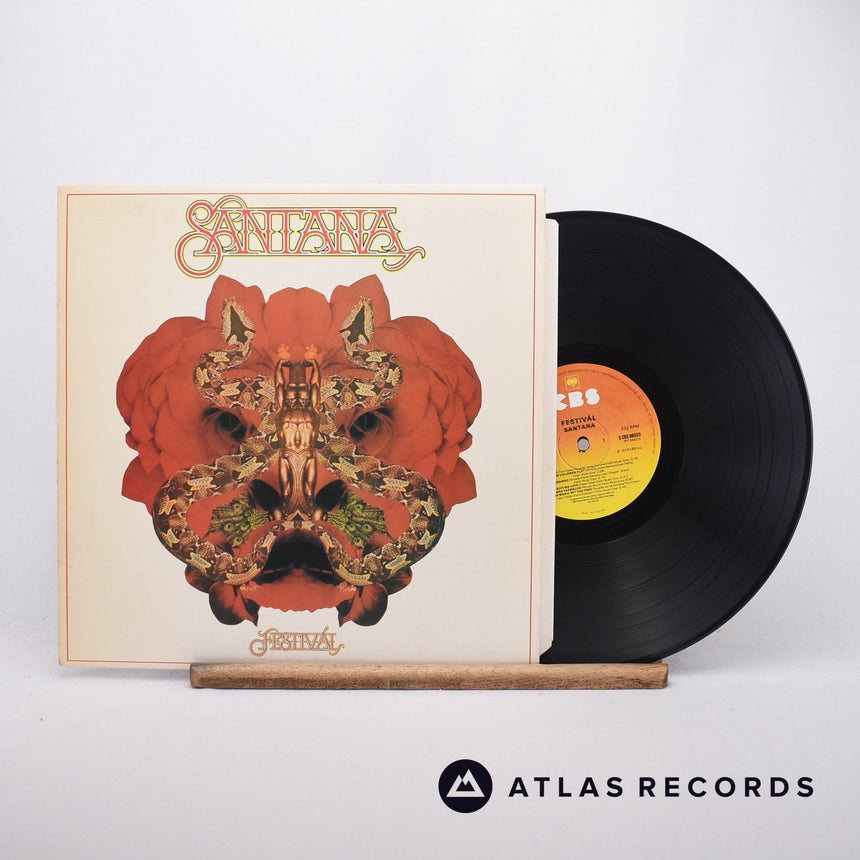 Santana Festivál LP Vinyl Record - Front Cover & Record