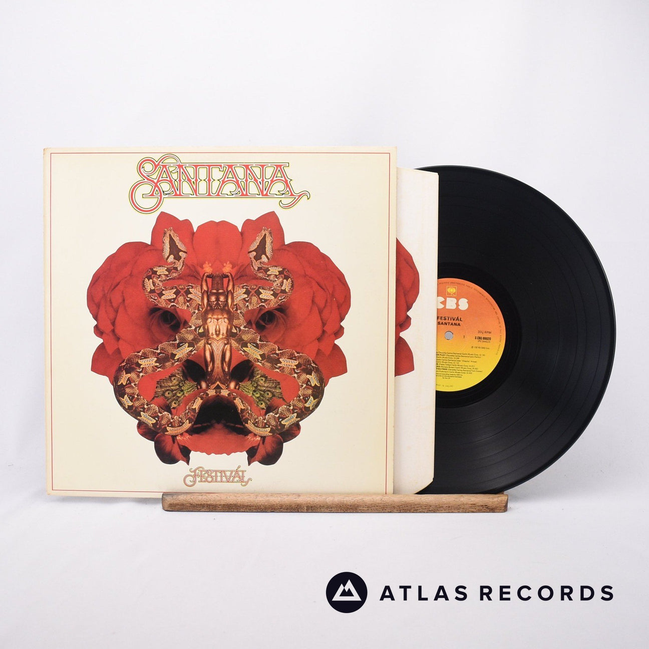Santana Festivál LP Vinyl Record - Front Cover & Record