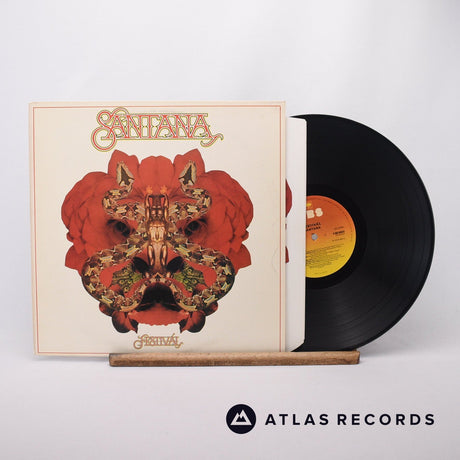 Santana Festivál LP Vinyl Record - Front Cover & Record