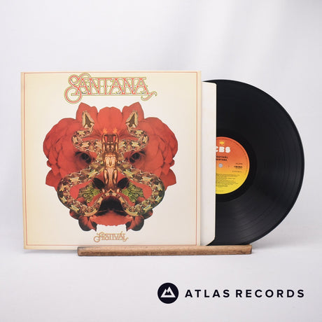 Santana Festivál LP Vinyl Record - Front Cover & Record