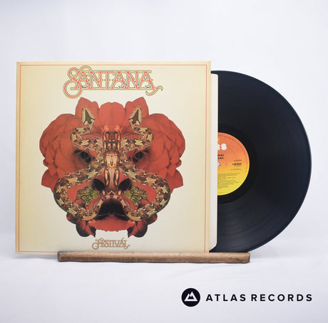 Santana Festivál LP Vinyl Record - Front Cover & Record