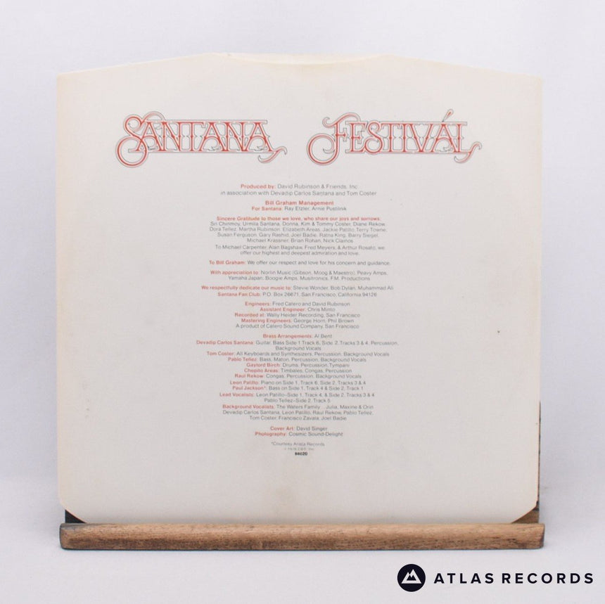 Santana - Festivál - LP Vinyl Record - VG+/EX