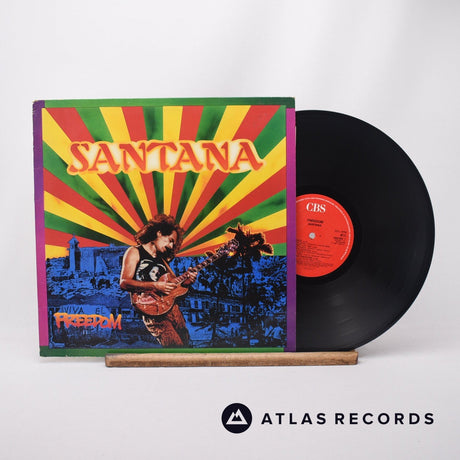 Santana Freedom LP Vinyl Record - Front Cover & Record