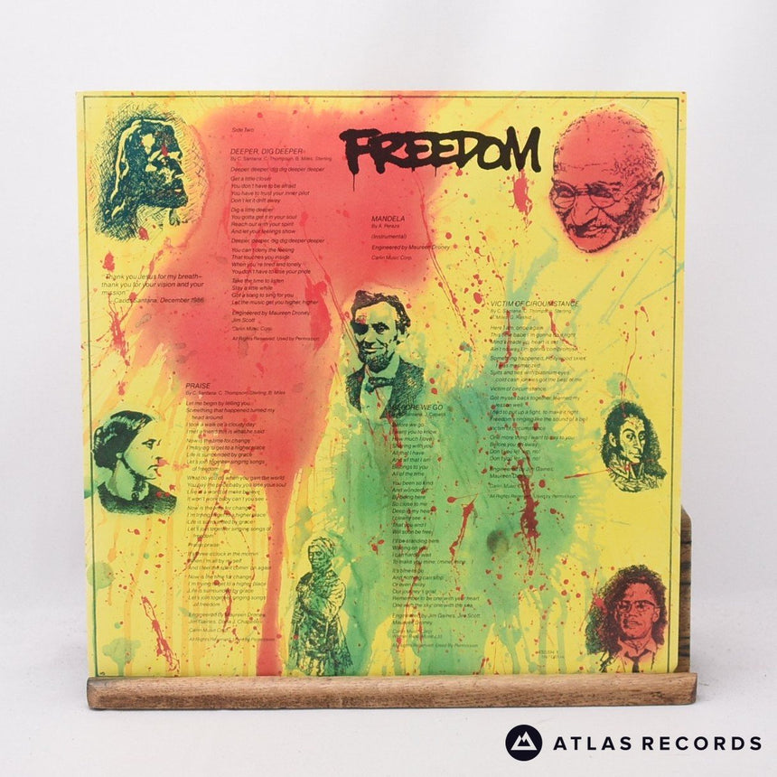 Santana - Freedom - Insert LP Vinyl Record - VG+/EX