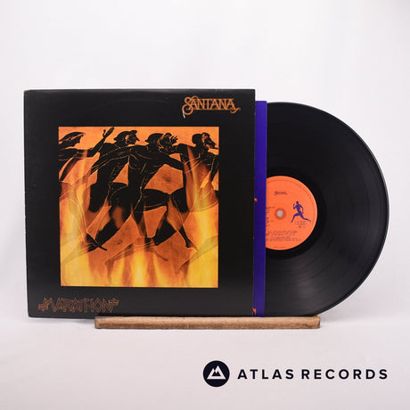 Santana Marathon LP Vinyl Record - Front Cover & Record