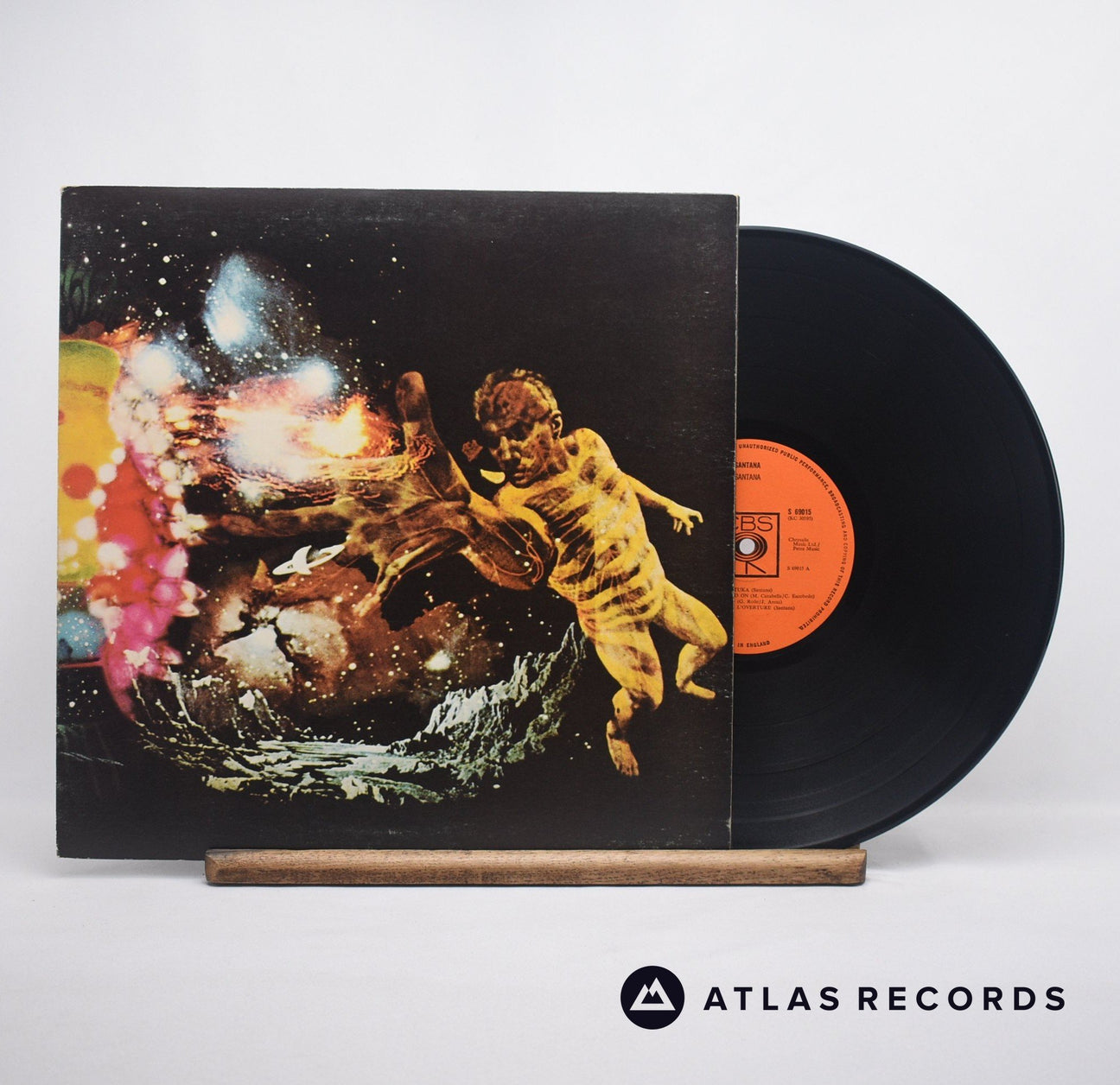Santana Santana LP Vinyl Record - Front Cover & Record