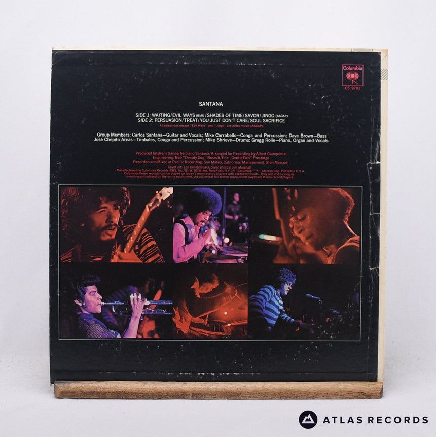 Santana - Santana - Reissue LP Vinyl Record - VG+/VG+