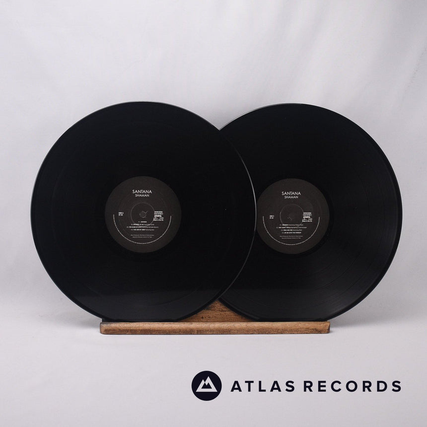 Santana - Shaman - Lyric Sheet Double LP Vinyl Record - EX/EX