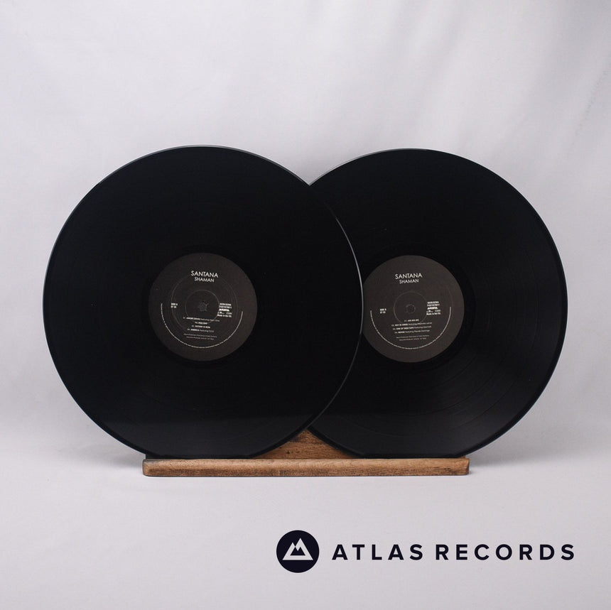 Santana - Shaman - Lyric Sheet Double LP Vinyl Record - EX/EX