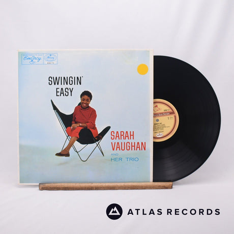 Sarah Vaughan And Her Trio Swingin' Easy LP Vinyl Record - Front Cover & Record