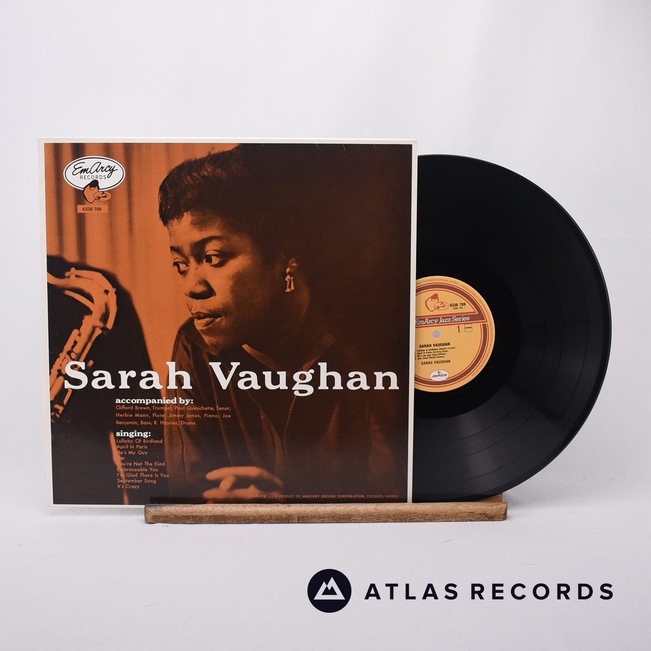 Sarah Vaughan Sarah Vaughan LP Vinyl Record - Front Cover & Record