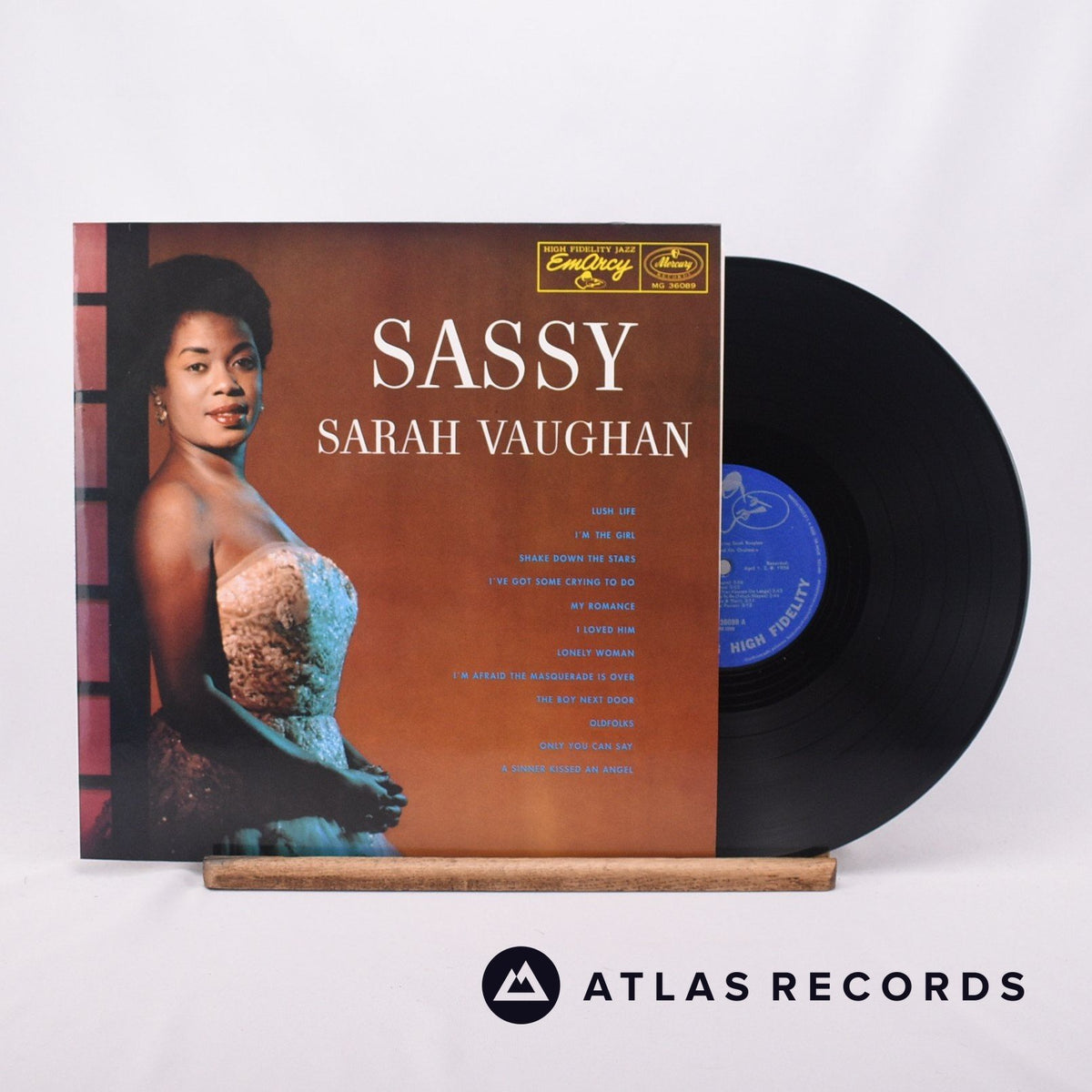 Sarah Vaughan Sassy LP Vinyl Record - Front Cover & Record
