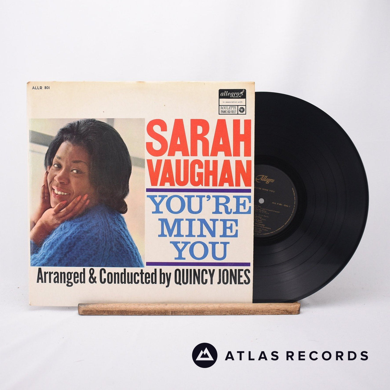 Sarah Vaughan You're Mine You LP Vinyl Record - Front Cover & Record