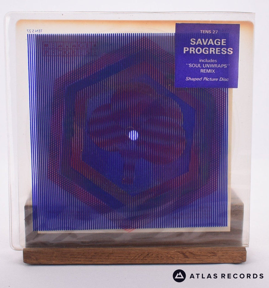 Savage Progress Burning Bush 7" Vinyl Record - Front Cover & Record