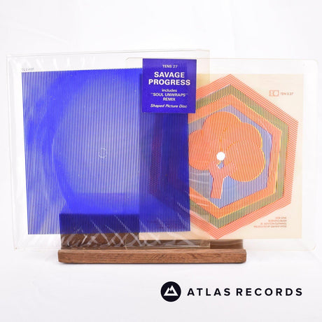 Savage Progress Burning Bush 7" Vinyl Record - Front Cover & Record