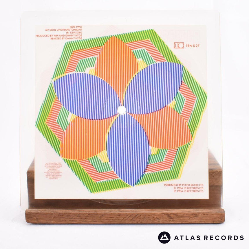 Savage Progress - Burning Bush - Picture Disc Shaped 7" Vinyl Record - EX/VG+