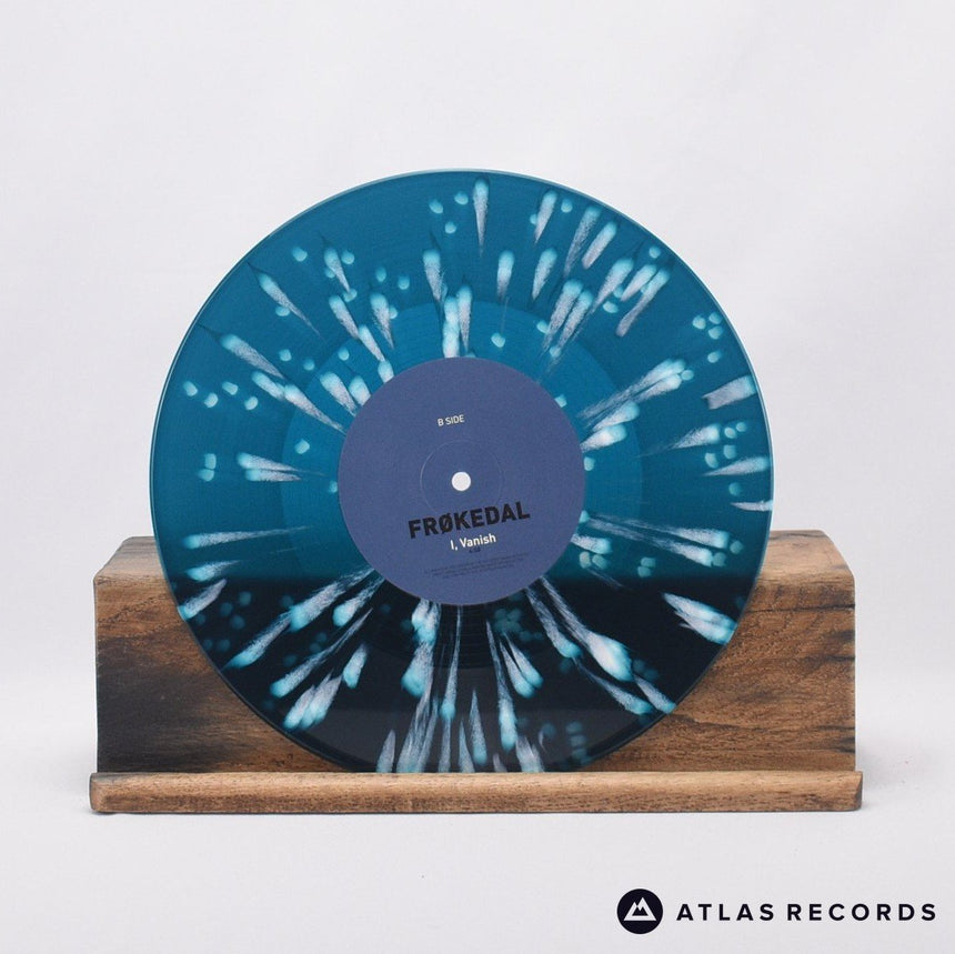 Saver - Split - Blue W/ White Splatter Limited Edition 10" Vinyl Record - EX/VG+