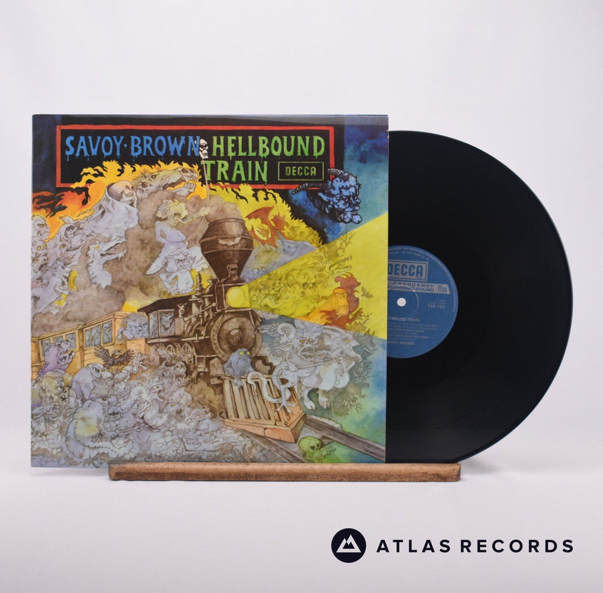 Savoy Brown Hellbound Train LP Vinyl Record - Front Cover & Record