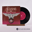 Saxon 747 (Strangers In The Night) 7" Vinyl Record - Front Cover & Record