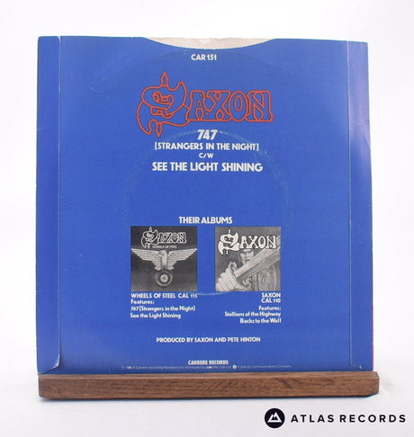 Saxon - 747 (Strangers In The Night) - 7" Vinyl Record - VG+/EX