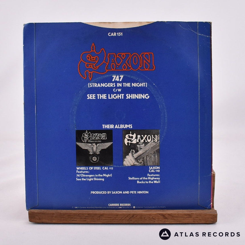 Saxon - 747 (Strangers In The Night) - 7" Vinyl Record - VG+/EX