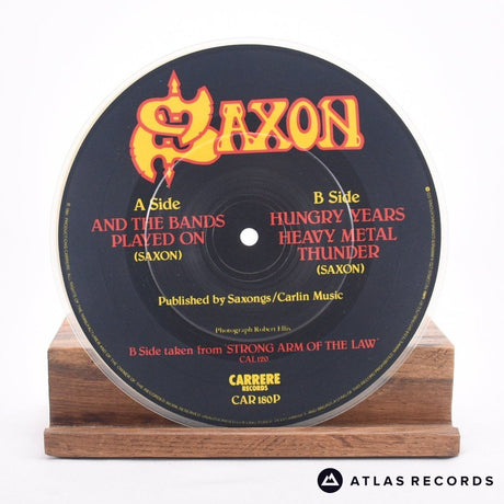 Saxon - And The Bands Played On - Picture Disc 7" Vinyl Record - VG+