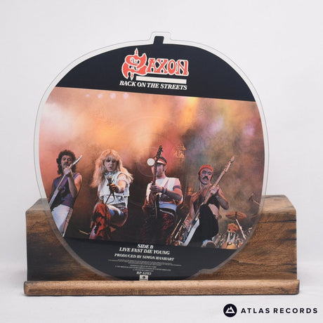 Saxon - Back On The Streets - Picture Disc Shaped 7" Vinyl Record -