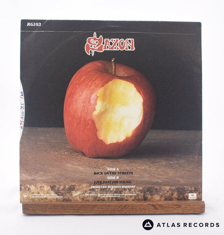 Saxon - Back On The Streets - 7" Vinyl Record - EX/EX