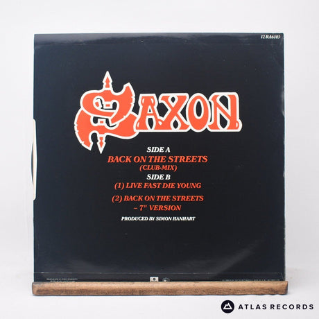 Saxon - Back On The Streets (Club Mix) - 12" Vinyl Record - EX/EX