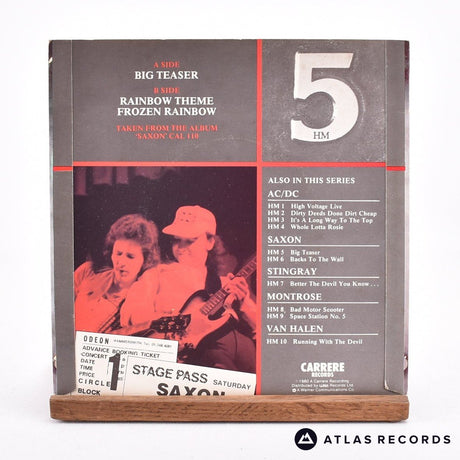 Saxon - Big Teaser - 7" Vinyl Record - EX/VG+